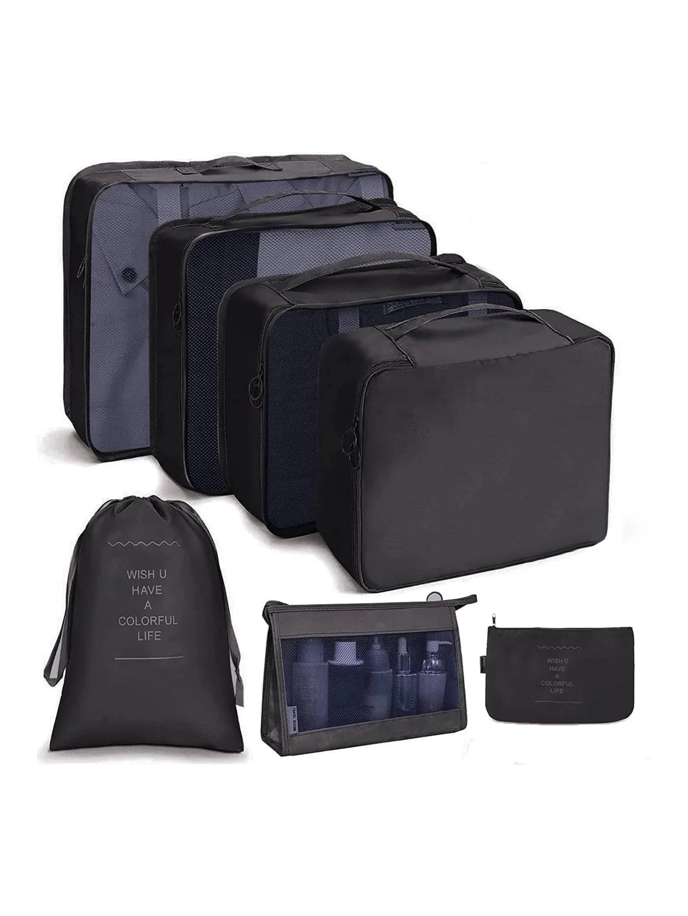 EESY TRAVEL™ Travel Organizer Storage Bags Set