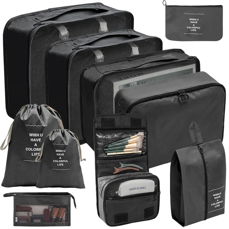 EESY TRAVEL™ Travel Organizer Storage Bags Set