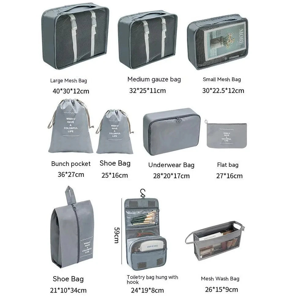 EESY TRAVEL™ Travel Organizer Storage Bags Set