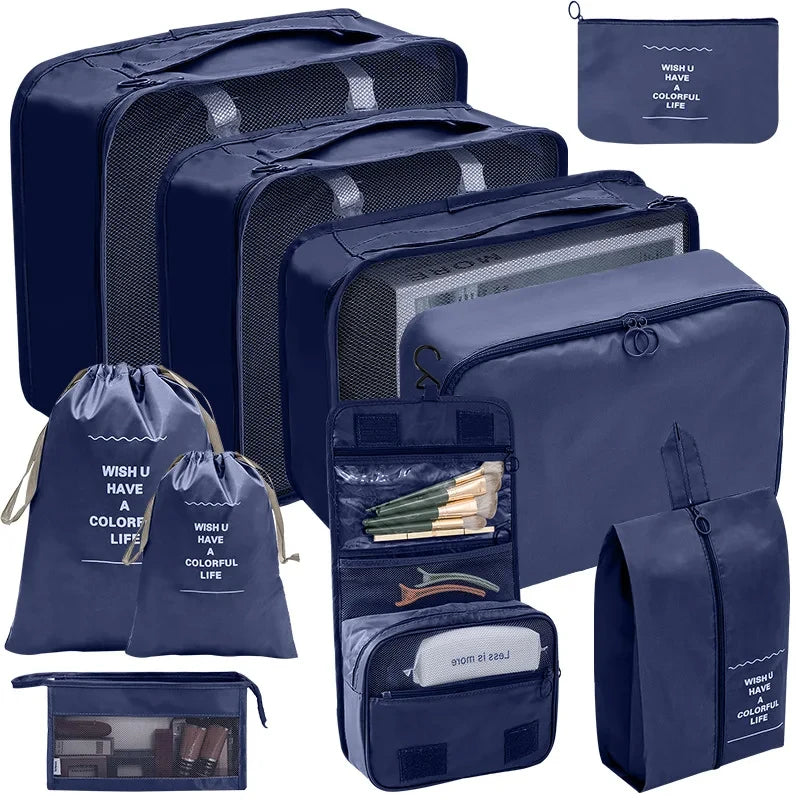 EESY TRAVEL™ Travel Organizer Storage Bags Set